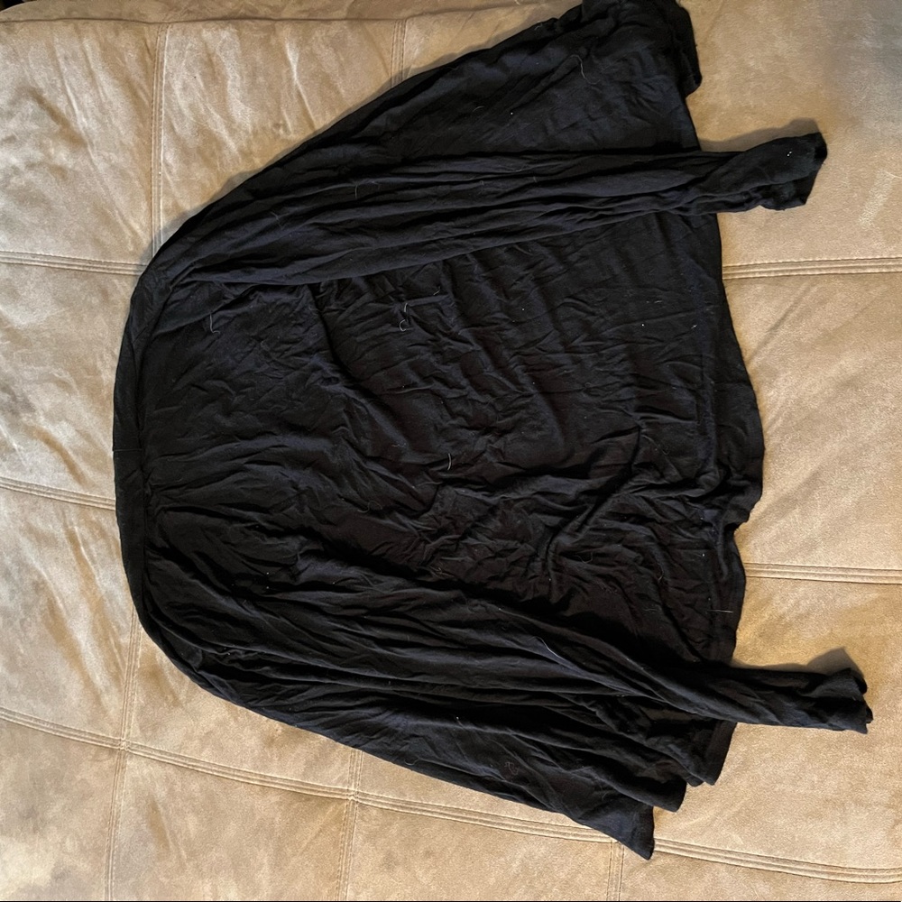 Black cardigan